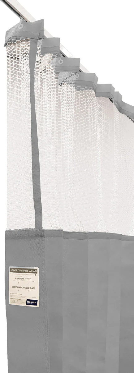 Curtains with Top Mesh Panel